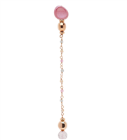 Mono orecchino Rosso Prezioso Donna River in Argento 23829RI-RA - 23829RI-RA